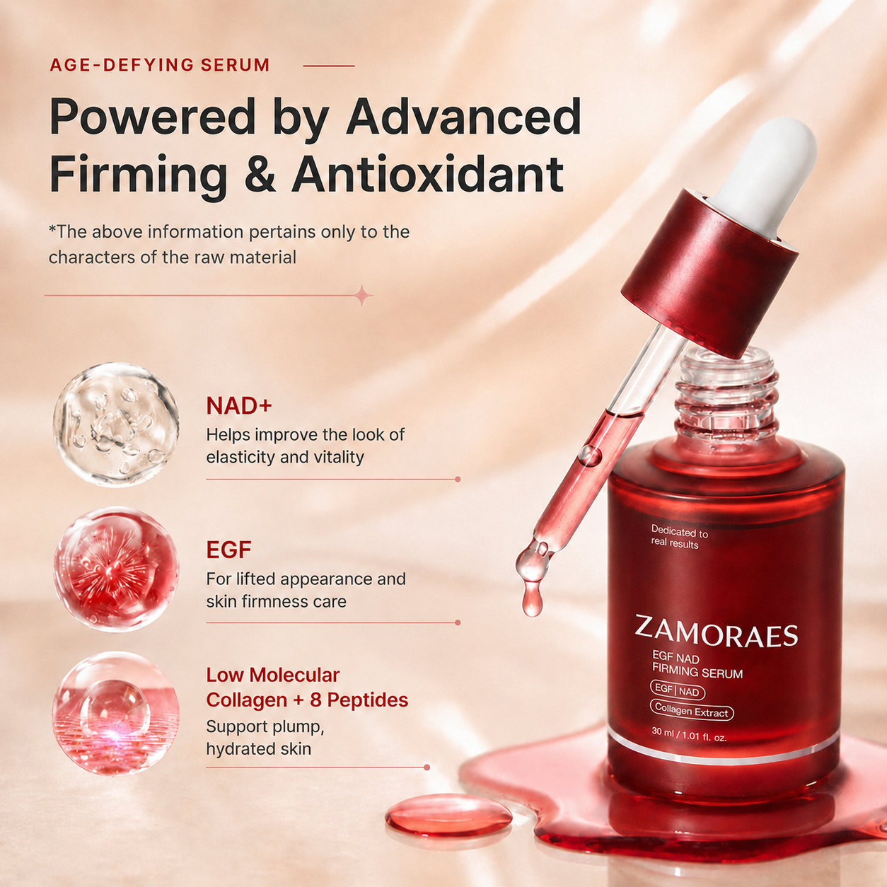 ZAMORAES™ Korean NAD EGF Firming Serum
