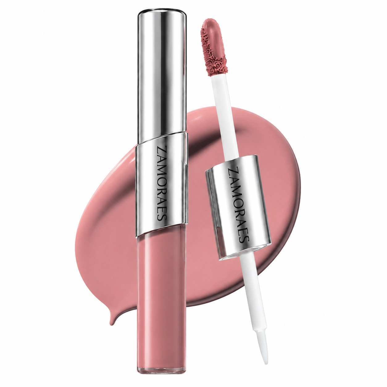 ZAMORAES — Dual-Ended Liquid Lipstick with Velvet Matte Color and Glossy Shine