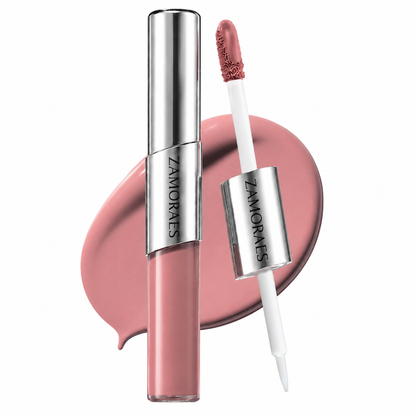 ZAMORAES — Dual-Ended Liquid Lipstick with Velvet Matte Color and Glossy Shine