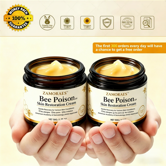 ZAMORAES™  Bee Poison2.0 Skin Restoration Cream 👨‍⚕️（🔥LAST DAY SALE-80% OFF)🥇👩‍⚕️
