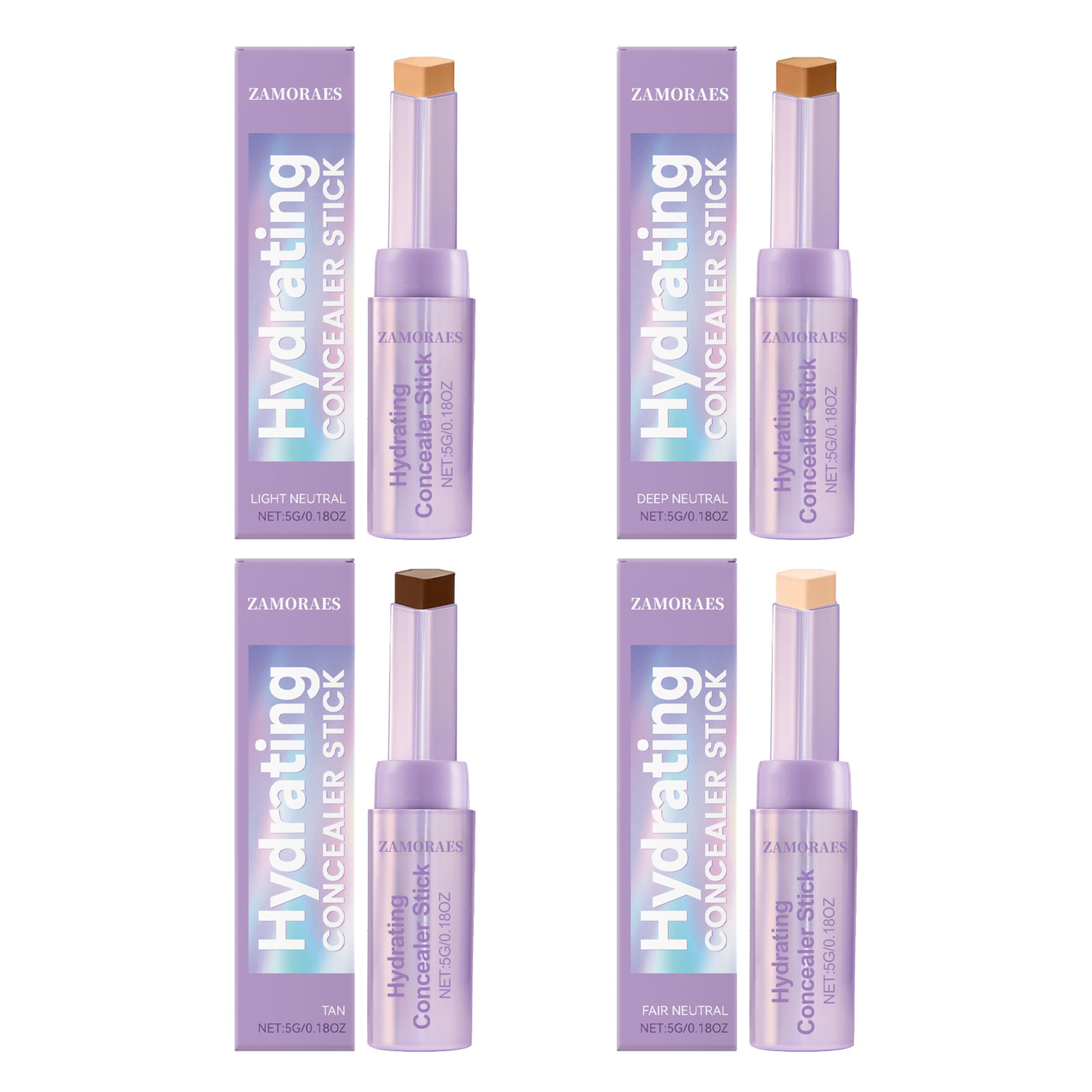 🌟ZAMORAES Dual-Action Concealer Stick: Instantly Hide Dark Circles & Puffiness