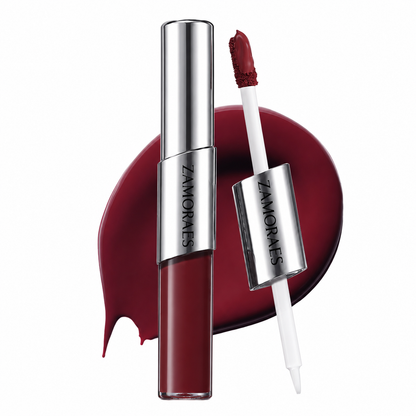 ZAMORAES — Dual-Ended Liquid Lipstick with Velvet Matte Color and Glossy Shine