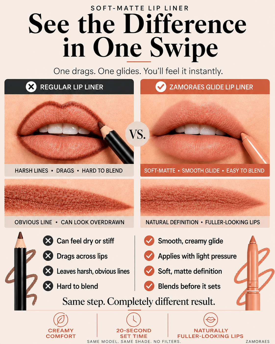 💄 Fuller-Looking Lips — Effortlessly Defined