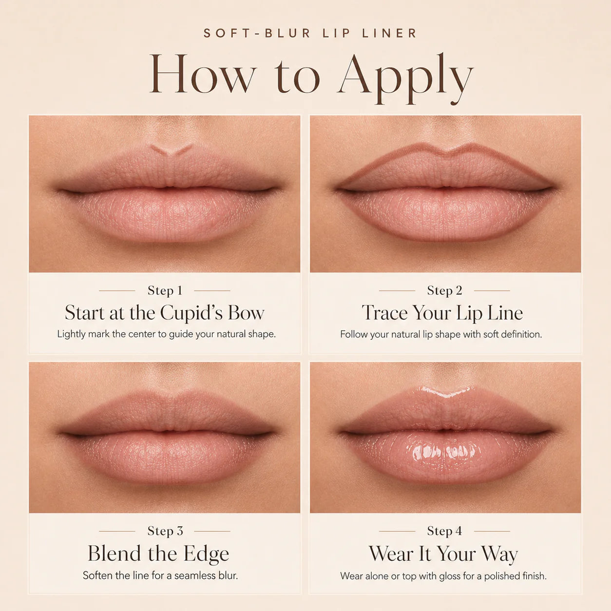 💄 Fuller-Looking Lips — Effortlessly Defined