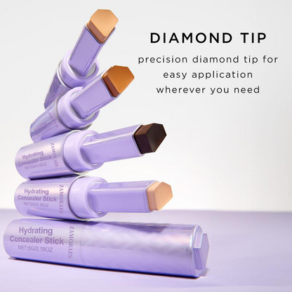 🌟ZAMORAES Dual-Action Concealer Stick: Instantly Hide Dark Circles & Puffiness