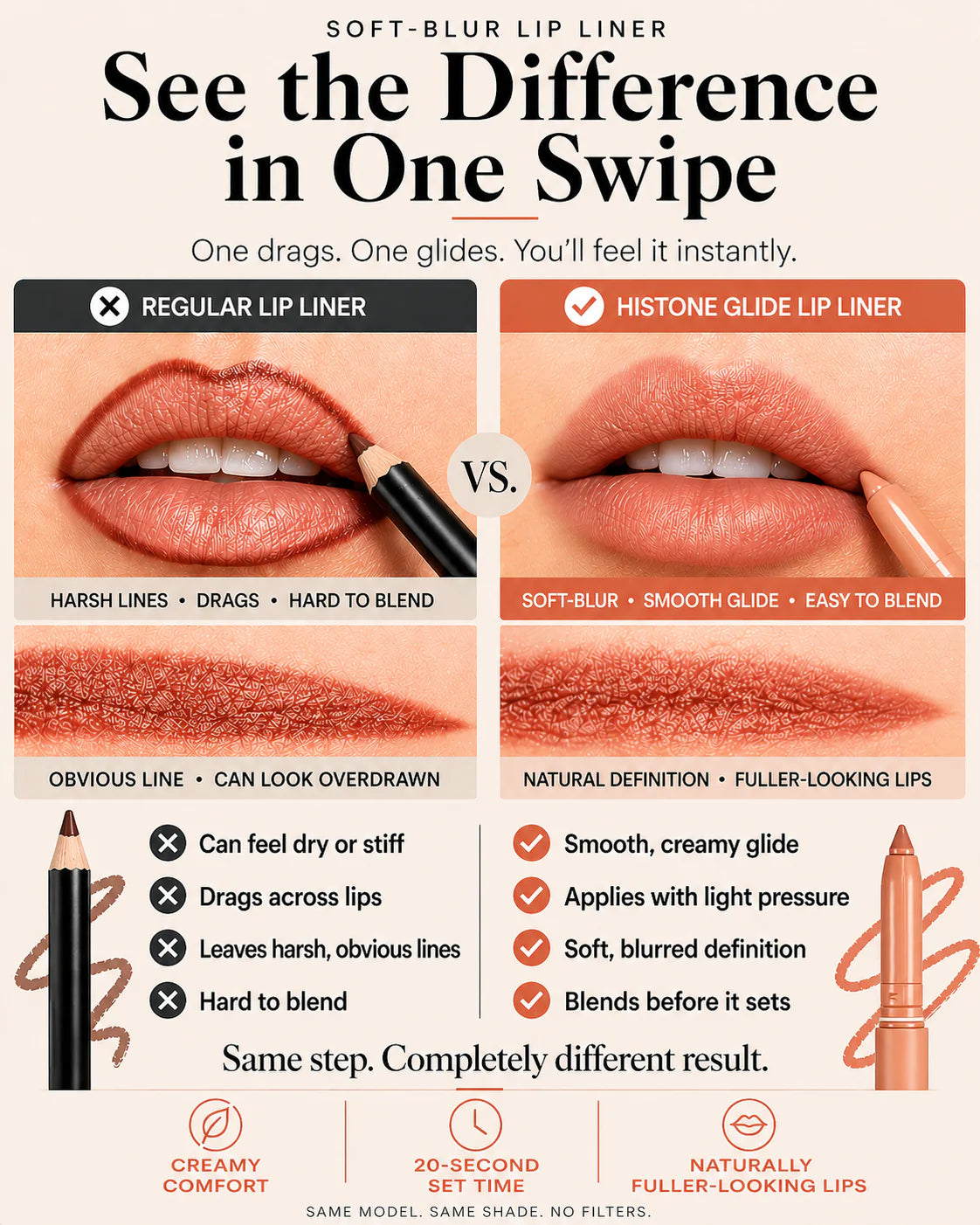 💄 Fuller-Looking Lips — Effortlessly Defined
