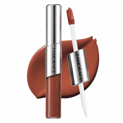 ZAMORAES — Dual-Ended Liquid Lipstick with Velvet Matte Color and Glossy Shine