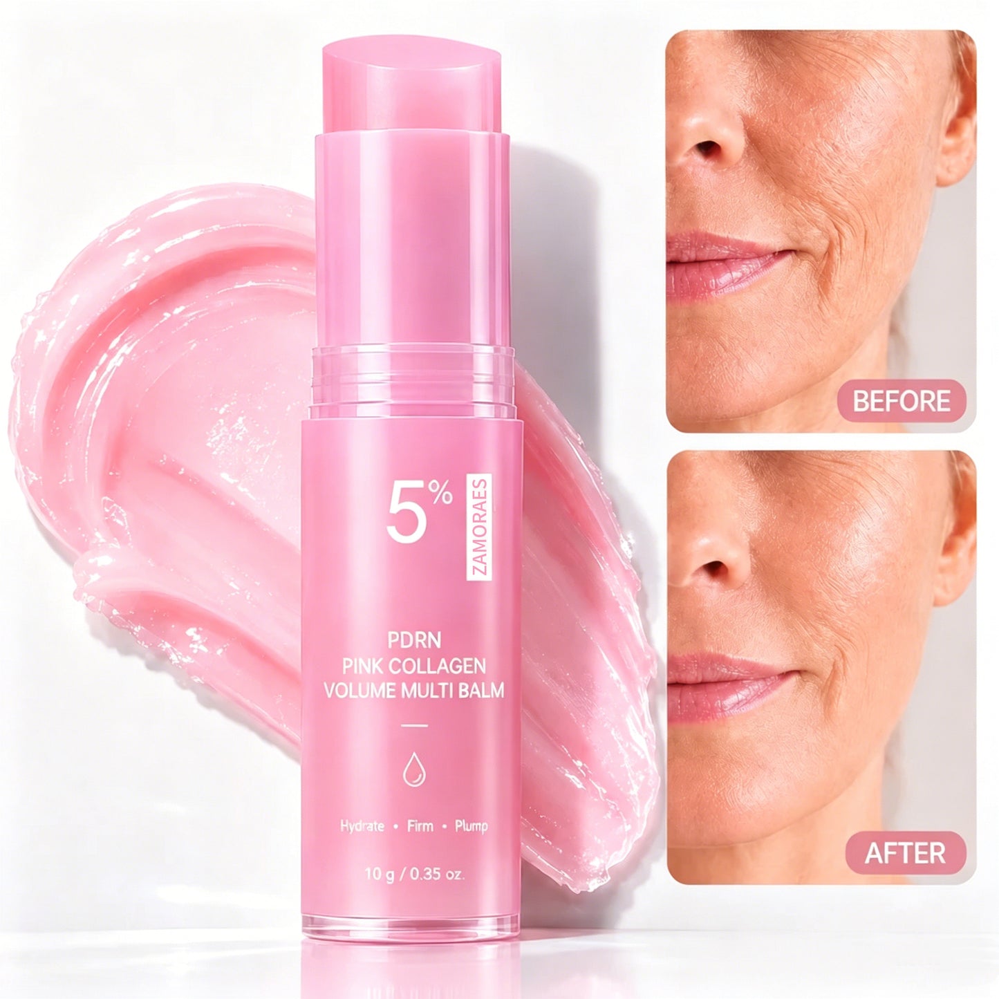 🔥LAST DAY 60% OFF ZAMORAES Korean Pink CollagenVolume Multi Balm