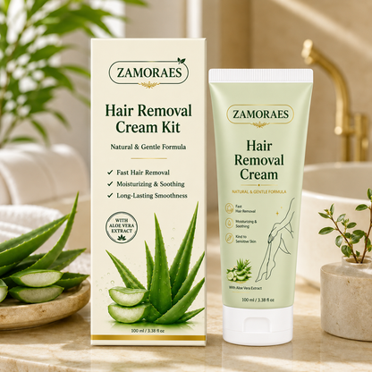 ZAMORAES™ Natural Gentle Hair Removal Cream | For Women & Men, Sensitive Skin