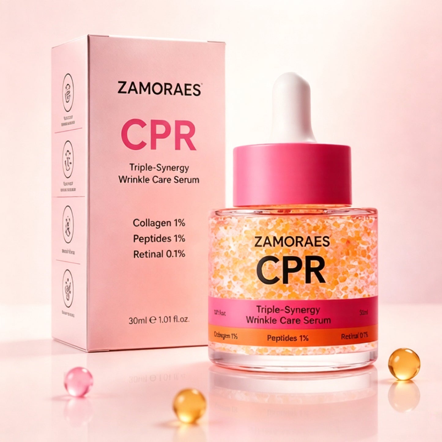 🔥LAST DAY 60% OFF ZAMORAES CPR 3-in-1 Triple Synergy Wrinkle Care Serum