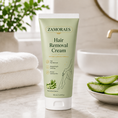 ZAMORAES™ Natural Gentle Hair Removal Cream | For Women & Men, Sensitive Skin