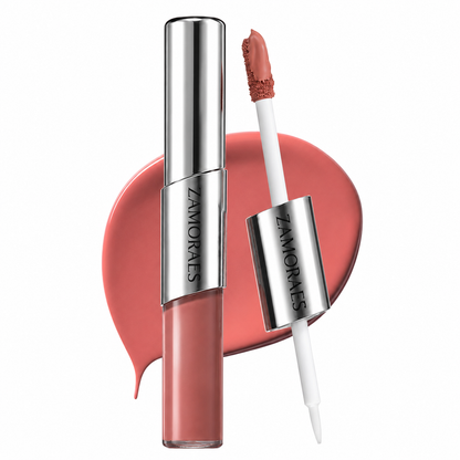ZAMORAES — Dual-Ended Liquid Lipstick with Velvet Matte Color and Glossy Shine