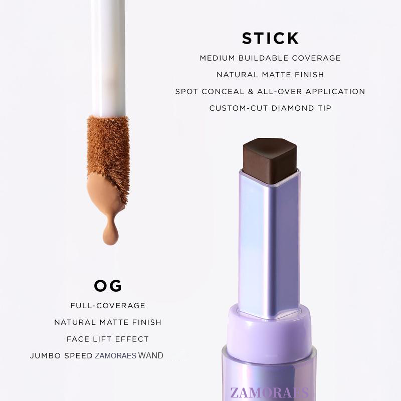 🌟ZAMORAES Dual-Action Concealer Stick: Instantly Hide Dark Circles & Puffiness