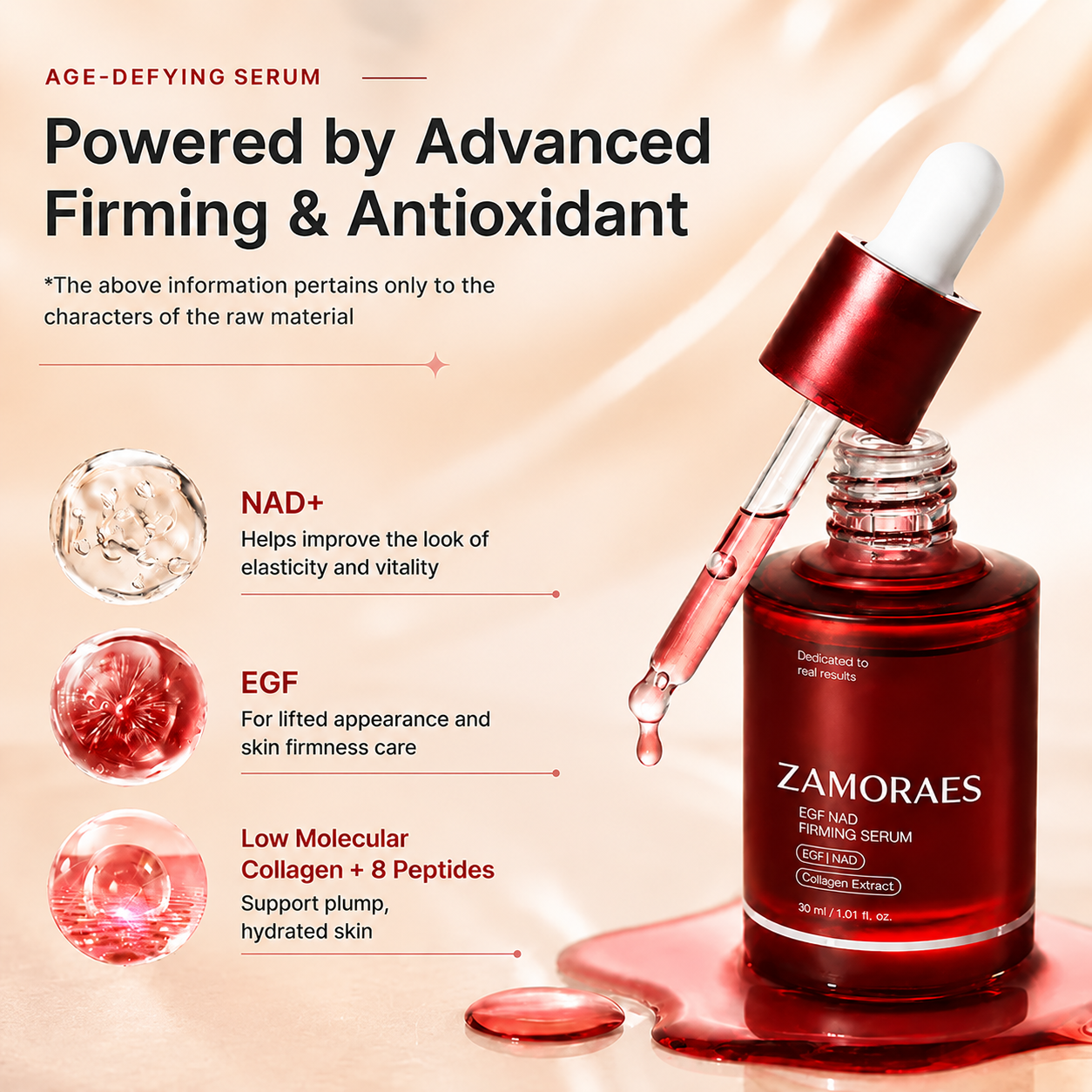 ZAMORAES™ Korean NAD EGF Firming Serum