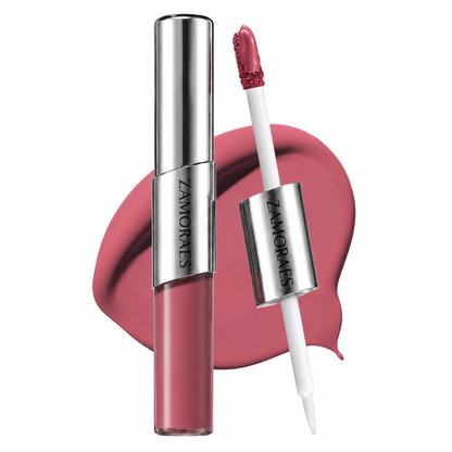 ZAMORAES — Dual-Ended Liquid Lipstick with Velvet Matte Color and Glossy Shine
