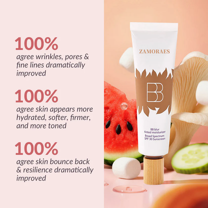 🌟ZAMORAES blur tinted moisturizer SPF 30 - instantly brightens, hydrates & smooths your skin
