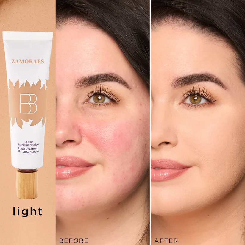 🌟ZAMORAES blur tinted moisturizer SPF 30 - instantly brightens, hydrates & smooths your skin