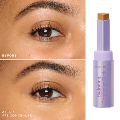🌟ZAMORAES Dual-Action Concealer Stick: Instantly Hide Dark Circles & Puffiness