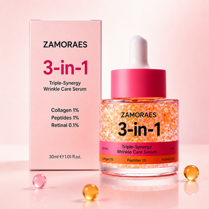 🔥LAST DAY 60% OFF ZAMORAES 3-in-1 Triple Synergy Wrinkle Care Serum