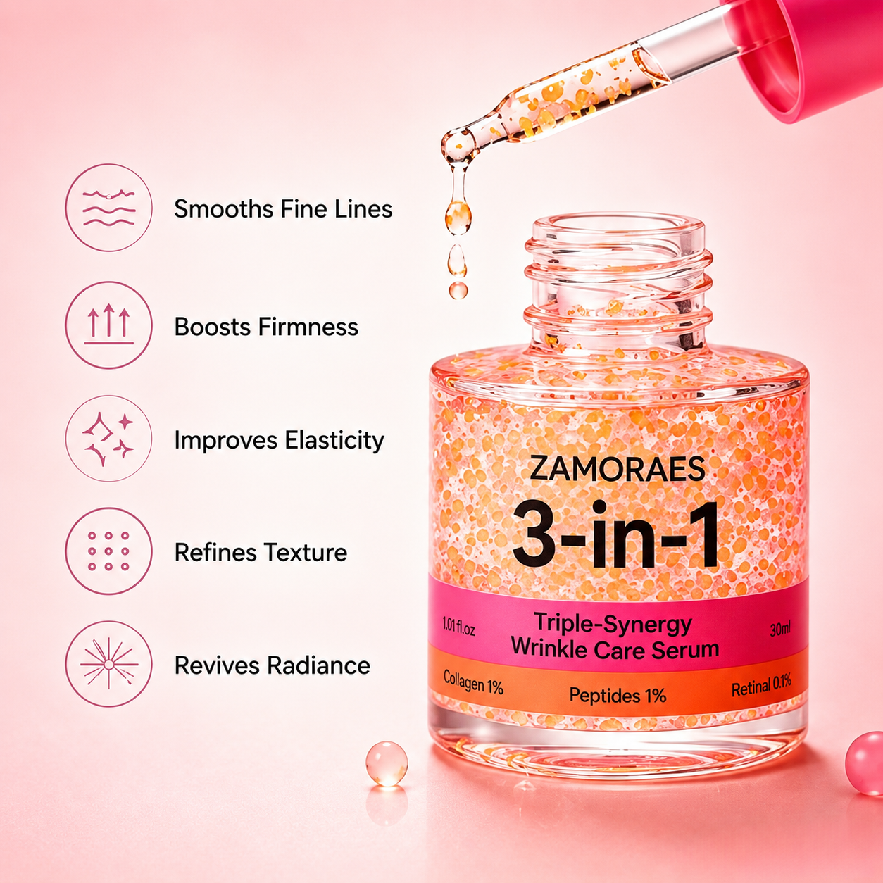 🔥LAST DAY 60% OFF ZAMORAES 3-in-1 Triple Synergy Wrinkle Care Serum