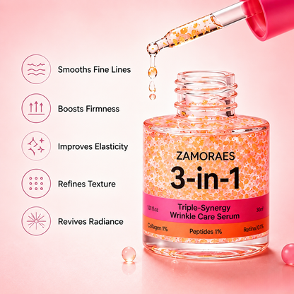 🔥LAST DAY 60% OFF ZAMORAES 3-in-1 Triple Synergy Wrinkle Care Serum