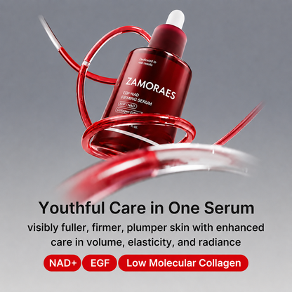 ZAMORAES™ KOREAN NAD EGF FIRMING SERUM | Visibly Smooth Fine Lines & Bring Back Plump Dewy Glow