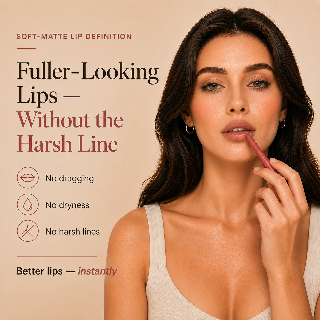 💄 Fuller-Looking Lips — Effortlessly Defined