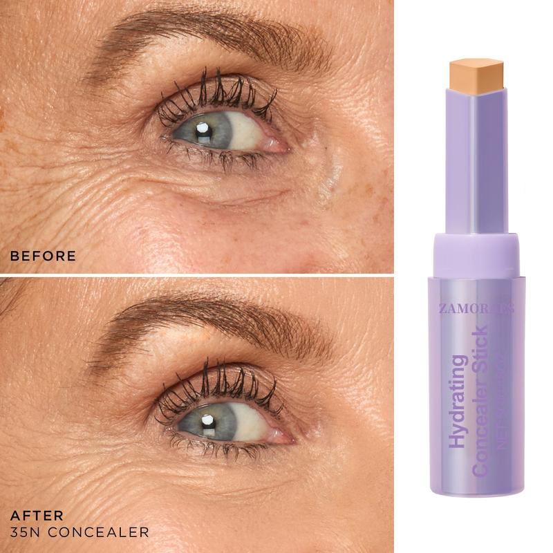 🌟ZAMORAES Dual-Action Concealer Stick: Instantly Hide Dark Circles & Puffiness