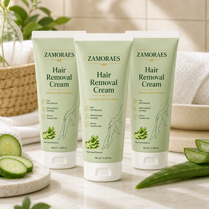 ZAMORAES™ Natural Gentle Hair Removal Cream | For Women & Men, Sensitive Skin