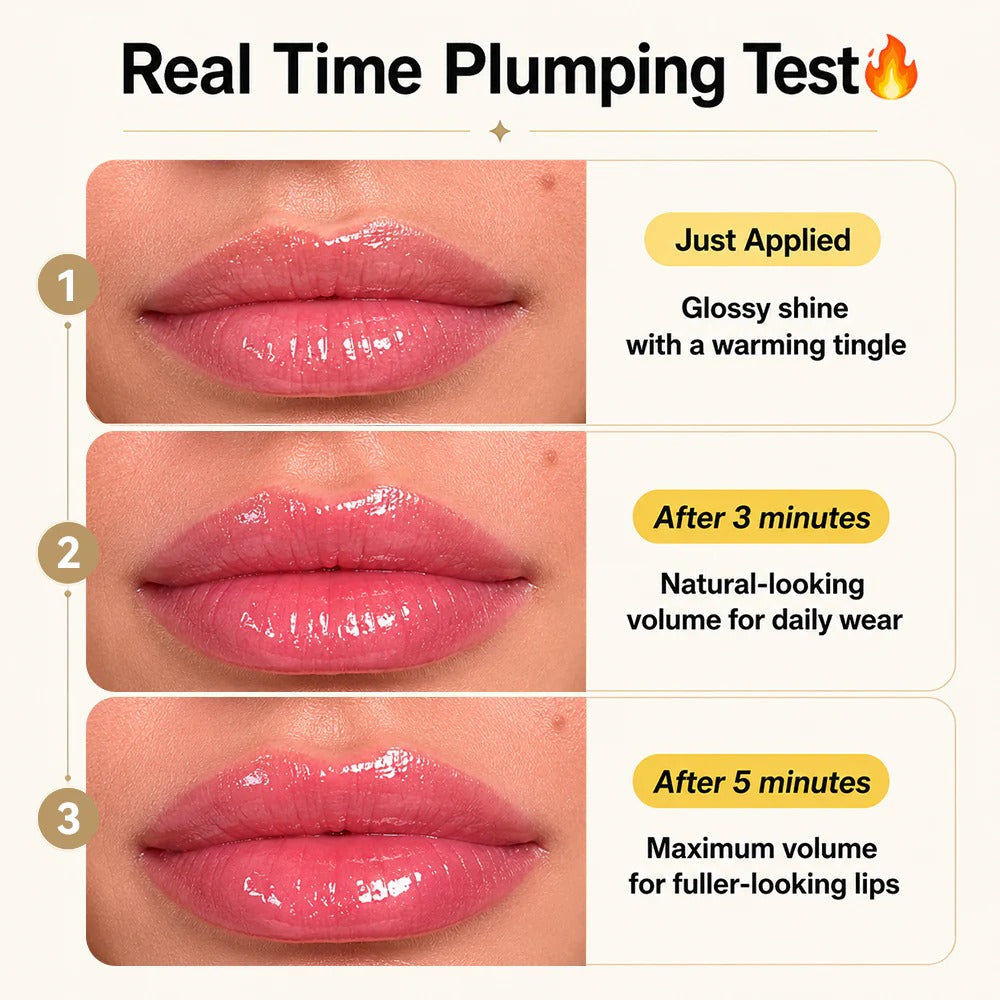 🔥LAST DAY 50% OFF💋ZAMORAES Spicy Lip Plumper - Fuller-Looking Lip Plumper Gloss